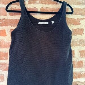 Vince Black Knit Tank Top
